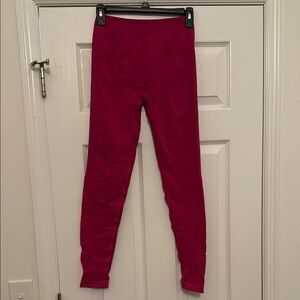 Alphalete Pink Leggings High Waist Seamless Design